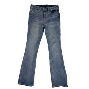 True Religion Women's Becca Mid Rise Bootcut Blue Jeans Size 30 (30x30)